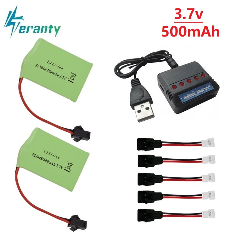 Balance Charger Rc - 3.7V 500mAh 523048 Li-ion Battery +