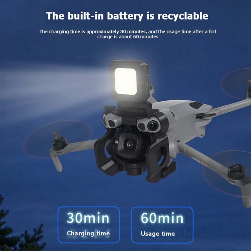 Dji Mini Drone - DT98 Drone Night Flight Light Top-Mounted