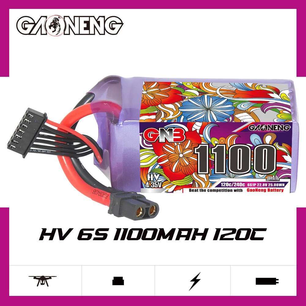 2Pcs GNB 6S Lipo Battery 22.8V - огляд і ціна Lipo Battery 6S