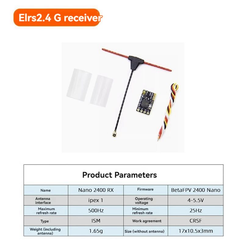 ABXE-5X ELRS Receiver 2.4Ghz N - огляд і ціна Drone Antenna