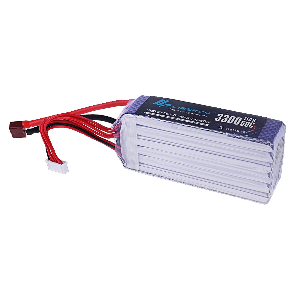 Brand NEW 3300mah 22.2V 60C 6S - огляд і ціна Lipo Battery 6S