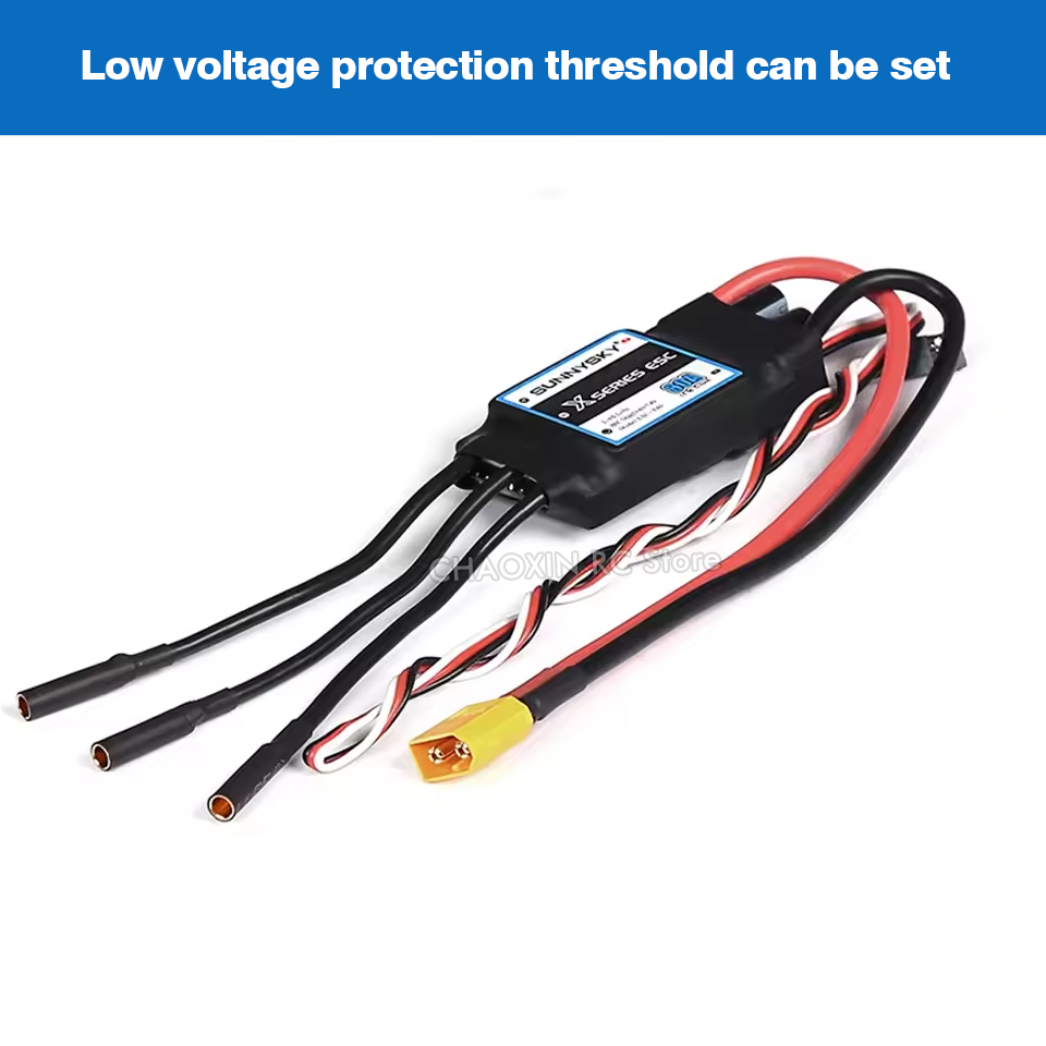 SunnySky X SERIES ESC 80A 2-6S - огляд і ціна Lipo Battery 6S