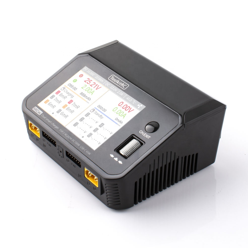 Toolkitrc M6DAC 350W X 2 USB-C - огляд і ціна Lipo Battery 6S