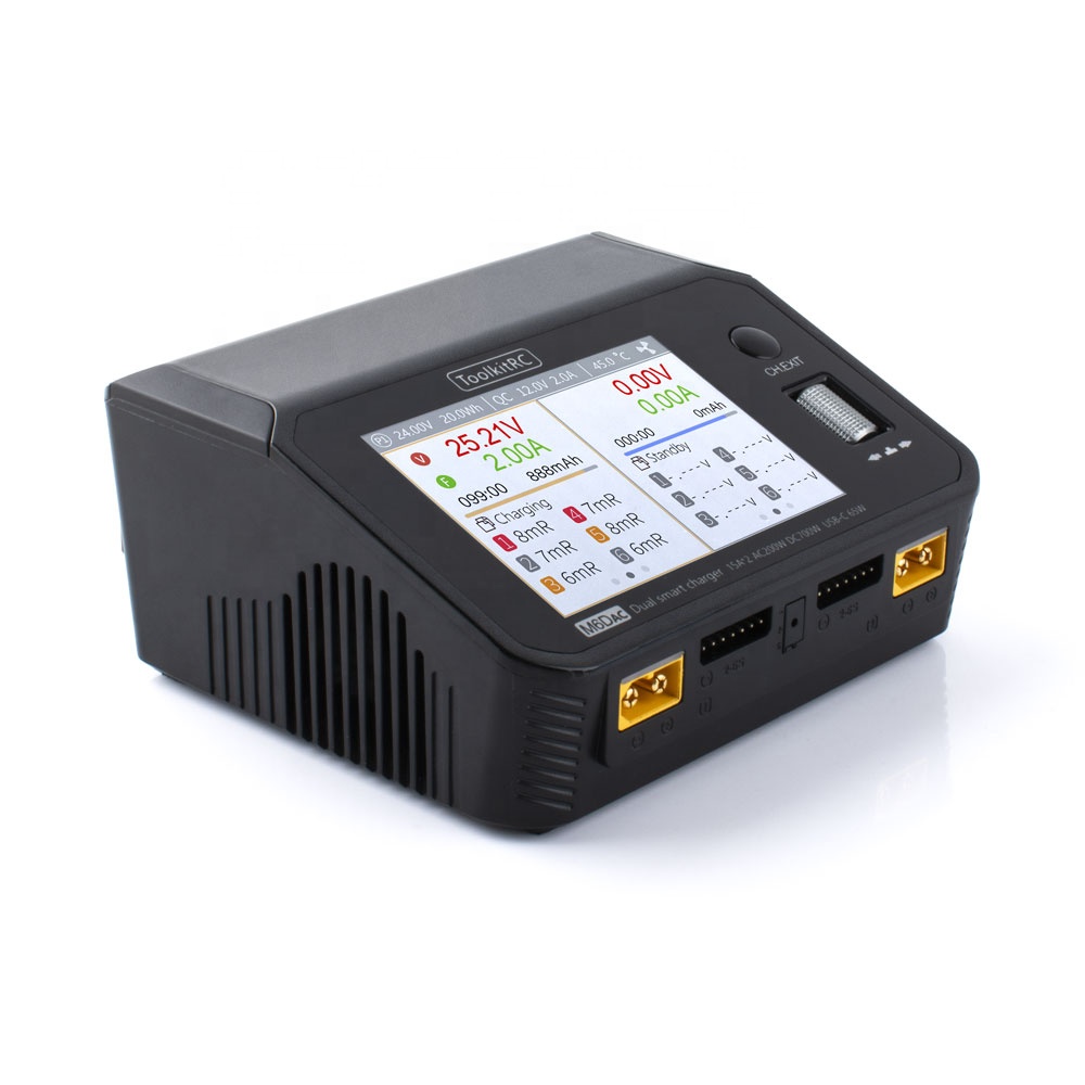 Toolkitrc M6DAC 350W X 2 USB-C - огляд і ціна Lipo Battery 6S