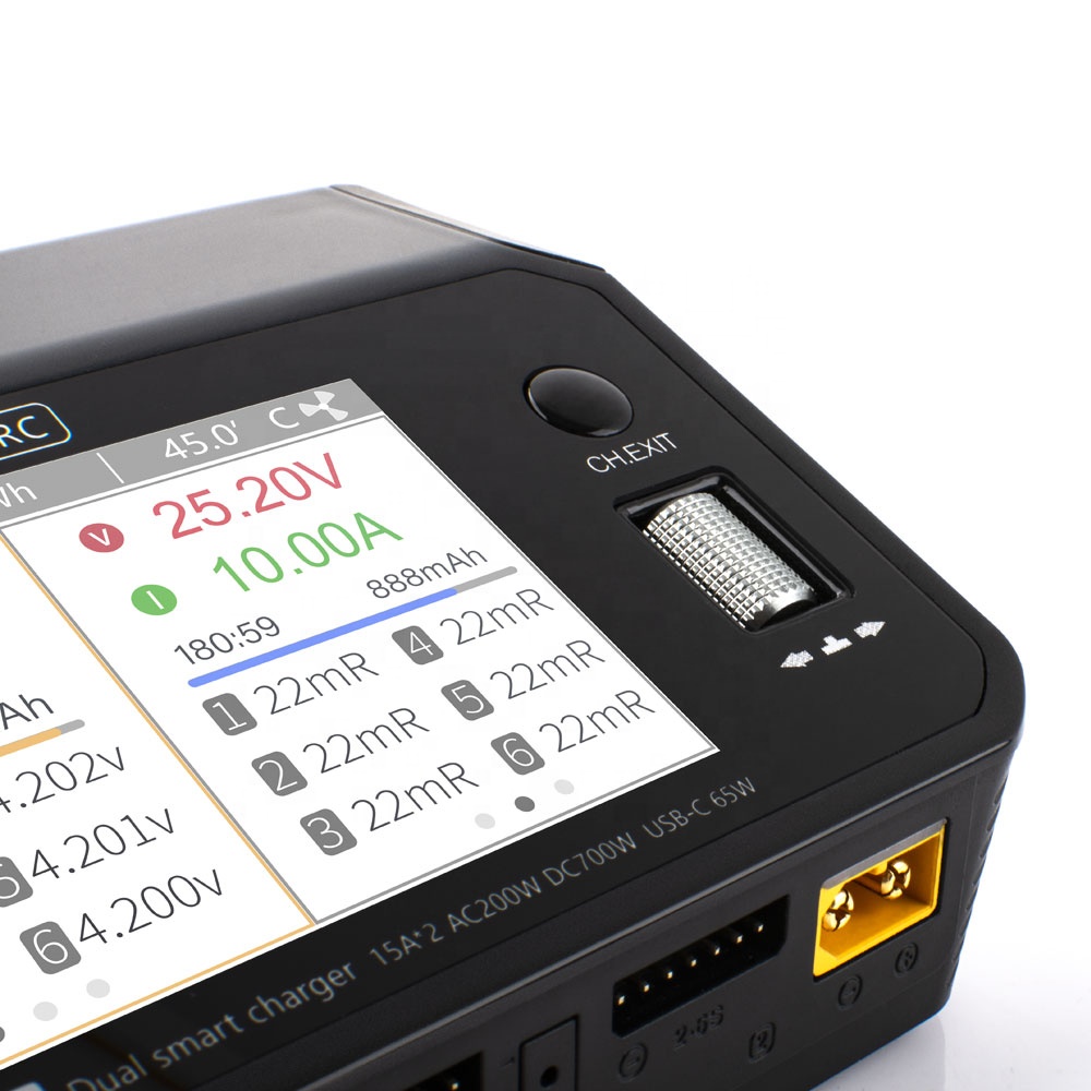 Toolkitrc M6DAC 350W X 2 USB-C - огляд і ціна Lipo Battery 6S