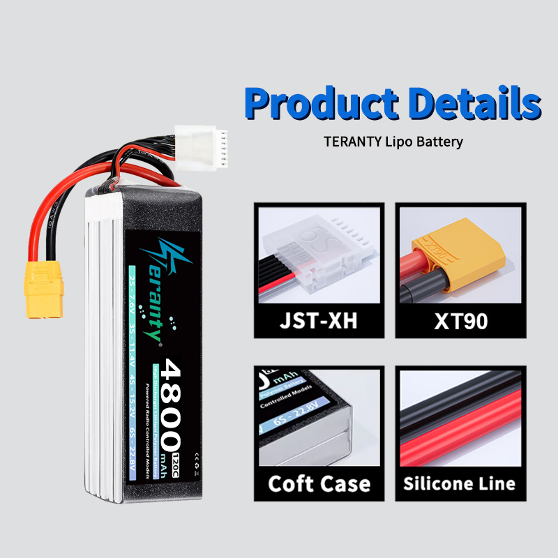 TERANTY 6S 4800mAh Lipo Batter - огляд і ціна Lipo Battery 6S