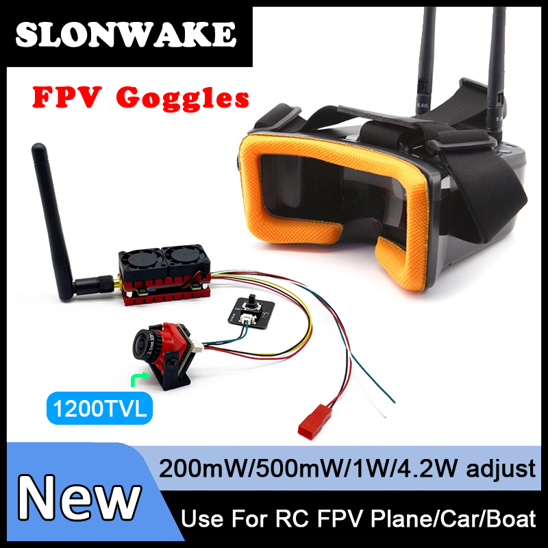 SLONWAKE 5.8G 48CH 4.2W VTX Tr - огляд і ціна Goggles Fpv