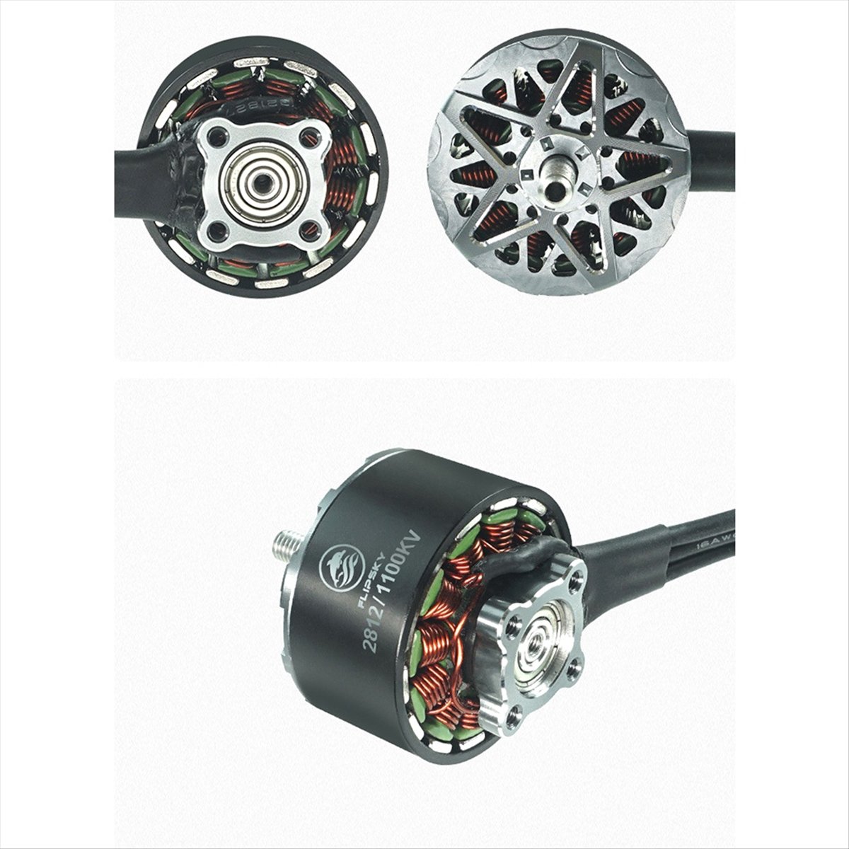 【Motor Parts】 2812 1100KV Brus - огляд і ціна Drone